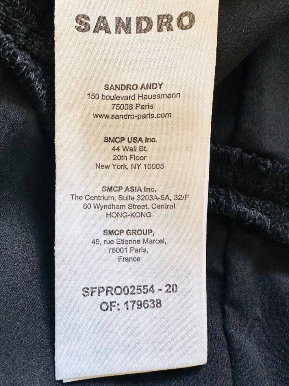 Sandro Paris plaid tweed